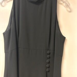 DW3 by David Warren size 14 beautiful Long Black Dress Maxi length with slit.